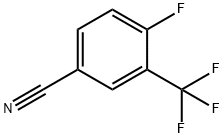 4-Fluoro-3-(trifluoromethyl)benzonitrile 구조식 이미지