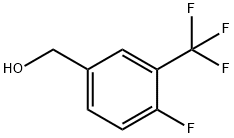 4-FLUORO-3-(TRIFLUOROMETHYL)BENZYL ALCOHOL Structure
