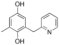 1,4-Benzenediol, 2-methyl-6-(2-pyridinylmethyl)- (9CI) 구조식 이미지