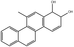 7,8-dihydro-7,8-dihydroxy-5-methylchrysene Structure