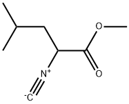 2-ISOCYANO-4-METHYLPENTANOIC ACID METHYL ESTER Structure