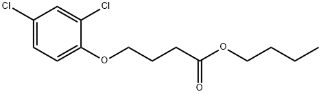 butyl 4-(2,4-dichlorophenoxy)butyrate Structure