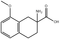 2-AMINO-8-METHOXY-1,2,3,4-TETRAHYDRO-NAPHTHALENE-2-CARBOXYLIC ACID
 Structure