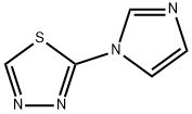 1,3,4-Thiadiazole,  2-(1H-imidazol-1-yl)- Structure