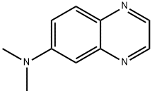 6-Quinoxalinamine,  N,N-dimethyl- 구조식 이미지