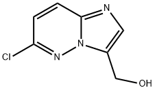 6-CHLORO-IMIDAZO[1,2-B]PYRIDAZINE-3-METHANOL 구조식 이미지