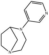 1,4-Diazabicyclo[3.2.1]octane,4-(3-pyridinyl)-(9CI) 구조식 이미지