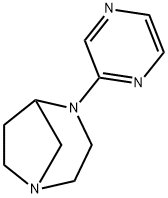 1,4-Diazabicyclo[3.2.1]octane,4-pyrazinyl-(9CI) Structure