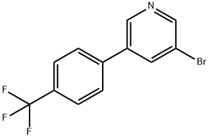 3-BROMO-5-(4-TRIFLUOROMETHYLPHENYL)PYRIDINE Structure