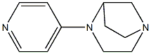 1,4-Diazabicyclo[3.2.1]octane,4-(4-pyridinyl)-,(+)-(9CI) 구조식 이미지