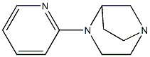 1,4-Diazabicyclo[3.2.1]octane,4-(2-pyridinyl)-,(-)-(9CI) 구조식 이미지