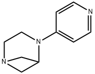 1,4-Diazabicyclo[3.1.1]heptane,4-(4-pyridinyl)-(9CI) 구조식 이미지