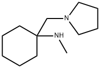METHYL-(1-PYRROLIDIN-1-YLMETHYL-CYCLOHEXYL)-AMINE
 구조식 이미지