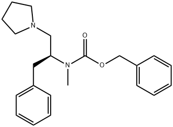 (S)-1-PYRROLIDIN-2-BENZYL-2-(N-CBZ-N-METHYL)AMINO-ETHANE
 구조식 이미지