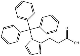 1-N-TRITYL-IMIDAZOLE-2-YLPROPIONIC ACID
 Structure