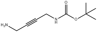 Carbamic acid, (4-amino-2-butynyl)-, 1,1-dimethylethyl ester (9CI) 구조식 이미지