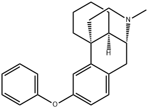 3-phenoxy-N-methylmorphinan Structure