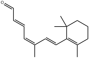 7-(2,2,6-trimethylcyclohexen-1-yl)-5-methyl-2,4,6-heptatrienal Structure