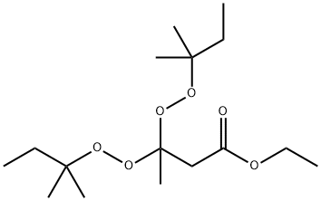 ETHYL 3 3-BIS(TERT-AMYLPEROXY)BUTYRATE 구조식 이미지