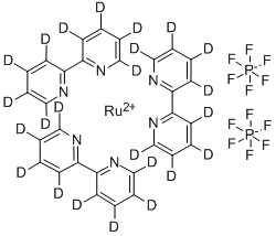 tris(2,2'-bipyridyl-d8)ruthenium(ii) hexafluorophosphate 구조식 이미지