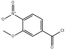 Benzoyl chloride, 3-methoxy-4-nitro- 구조식 이미지