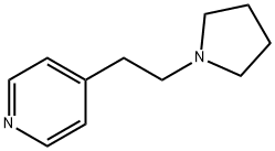 4-(2-TETRAHYDRO-1H-PYRROL-1-YLETHYL)PYRIDINE 구조식 이미지