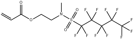 2-[methyl[(undecafluoropentyl)sulphonyl]amino]ethyl acrylate Structure