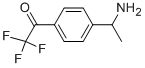 Ethanone, 1-[4-(1-aminoethyl)phenyl]-2,2,2-trifluoro- (9CI) 구조식 이미지