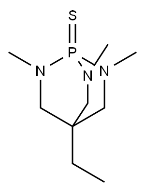 4-Ethyl-2,6,7-trimethyl-2,6,7-triaza-1-phosphabicyclo[2.2.2]octane1-sulfide 구조식 이미지
