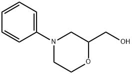 2-Morpholinemethanol, 4-phenyl- 구조식 이미지