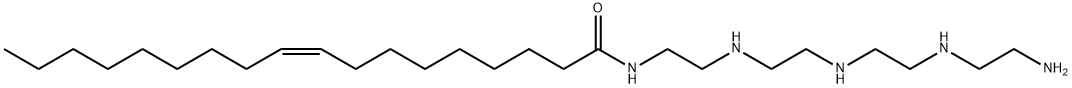 N-[2-[[2-[[2-[(2-aminoethyl)amino]ethyl]amino]ethyl]amino]ethyl]-9-octadecenamide 구조식 이미지