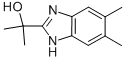 2-(5,6-DIMETHYL-1H-BENZOIMIDAZOL-2-YL)-PROPAN-2-OL 구조식 이미지