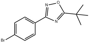 3-(4-BROMOPHENYL)-5-TERT-BUTYL-1,2,4-OXADIAZOLE Structure