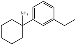 Cyclohexanamine, 1-(3-ethylphenyl)- (9CI) 구조식 이미지