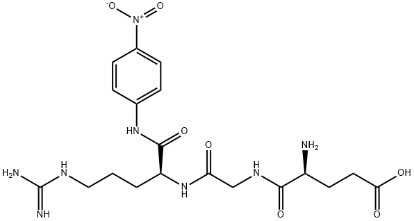 glutamyl-glycyl-arginine-4-nitroanilide 구조식 이미지