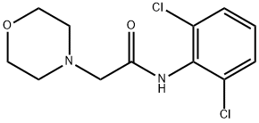 2',6'-Dichloro-2-morpholinoacetanilide 구조식 이미지