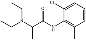 2-Diethylamino-N-(2-chloro-6-methylphenyl)propionamide Structure