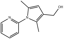 1H-PYRROLE-3-METHANOL, 2,5-DIMETHYL-1-(2-PYRIDINYL)- 구조식 이미지