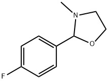 2-(p-Fluorophenyl)-3-methyloxazolidine Structure