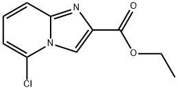 5-Chloroimidazo[1,2-a]pyridine-2-carboxylic acid ethyl ester Structure