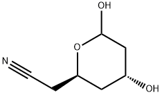 2H-Pyran-2-acetonitrile, tetrahydro-4,6-dihydroxy-, (2R,4R)- (9CI) Structure