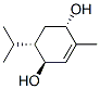 2-Cyclohexene-1,4-diol,2-methyl-5-(1-methylethyl)-,(1S,4S,5S)-(9CI) Structure