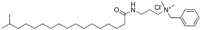 benzyldimethyl[3-[(1-oxoisooctadecyl)amino]propyl]ammonium chloride  Structure