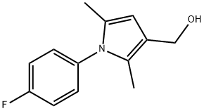 1-(4-FLUOROPHENYL)-2,5-DIMETHYL-1H-PYRROLE-3-METHANOL Structure