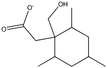 2,4,6-trimethylcyclohexylmethyl acetate Structure