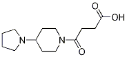 4-Oxo-4-(4-pyrrolidin-1-yl-piperidin-1-yl)-butyric acid Structure
