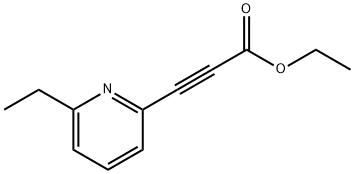 2-Propynoicacid,3-(6-ethyl-2-pyridinyl)-,ethylester(9CI) 구조식 이미지