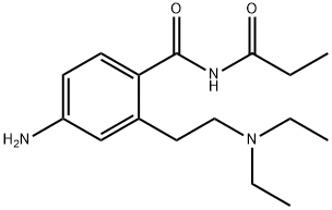 N-propionylprocainamide 구조식 이미지