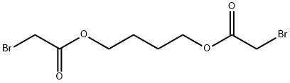 Bromoacetic acid 1,4-butanediyl ester 구조식 이미지