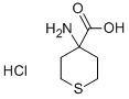 4-AMINO-4-CARBOXYTETRAHYDROTHIOPYRAN HYDROCHLORIDE Structure